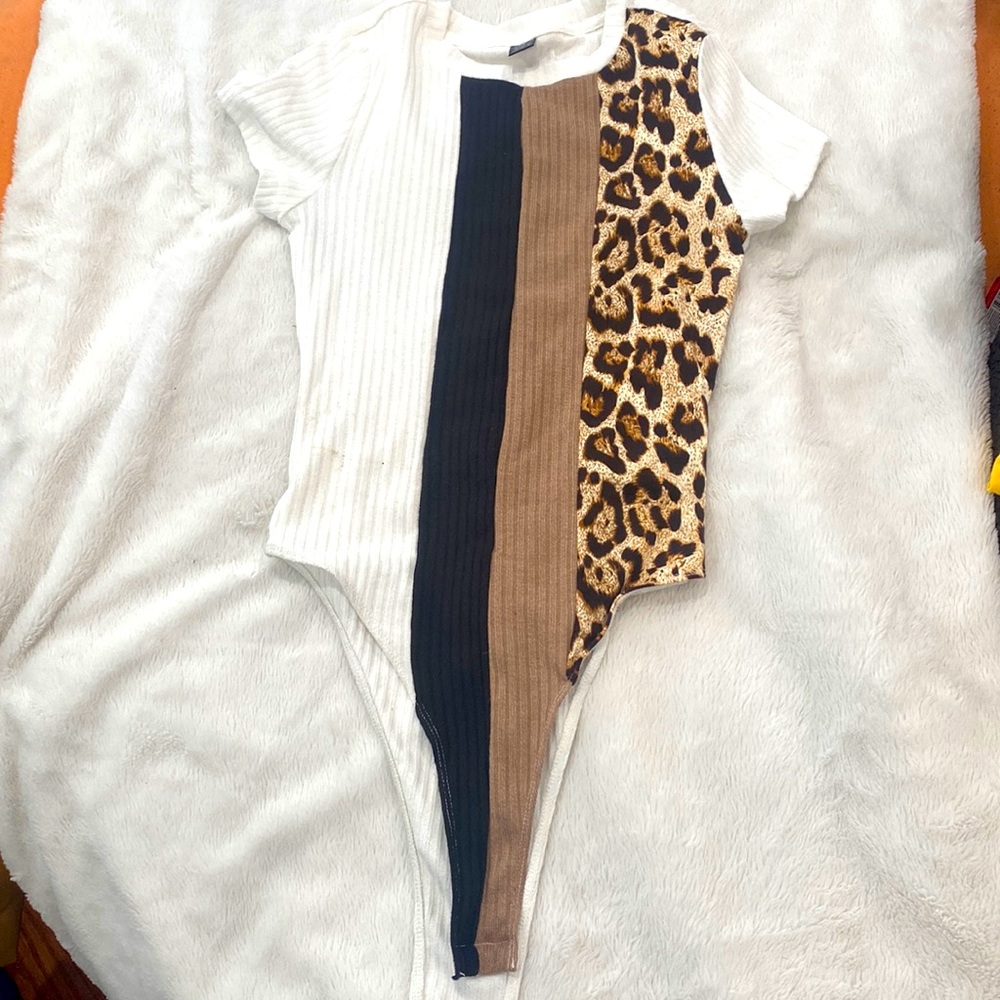 Multi-print bodysuit